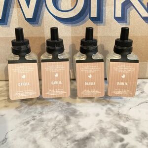 Four Bath & Body Works Dahlia Wallflowers Refills